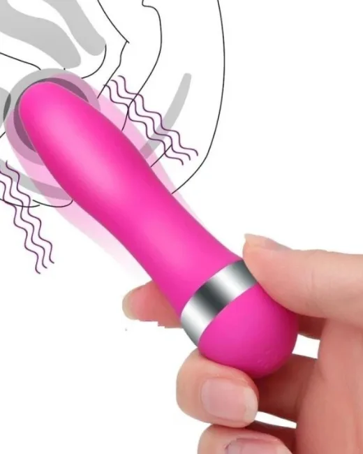 Mini Vibratör Tek Modlu Pembe