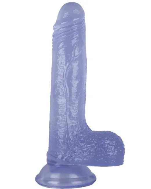 18 cm Mor Dildo – Medikal Silikon