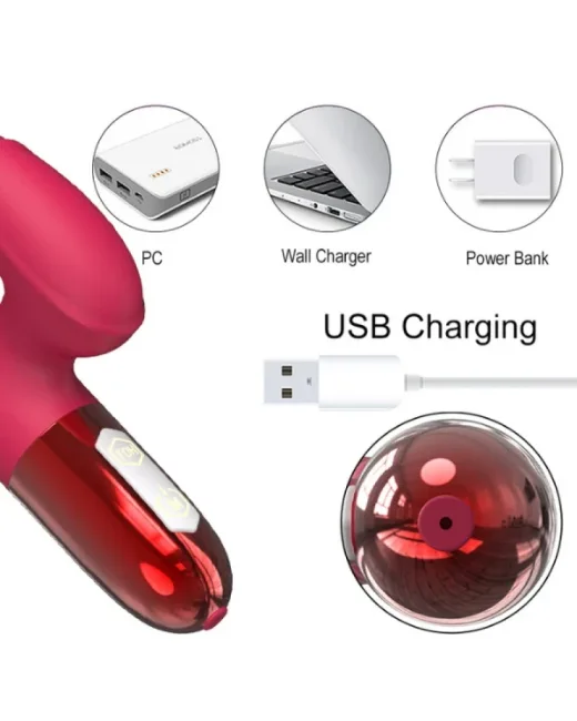 FoxShow LIVMAN FOX V2 Isıtmalı Titreşimli Vibratör – Silikon, Şarjlı