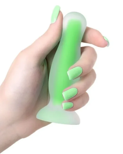 Beyond Victor Glow Karanlıkta Parlayan Anal Plug Silikon Şeffaf 10 cm alternatif görünüm