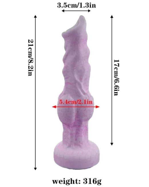 Pembe Canavar Dildo – Vantuzlu alternatif görünüm