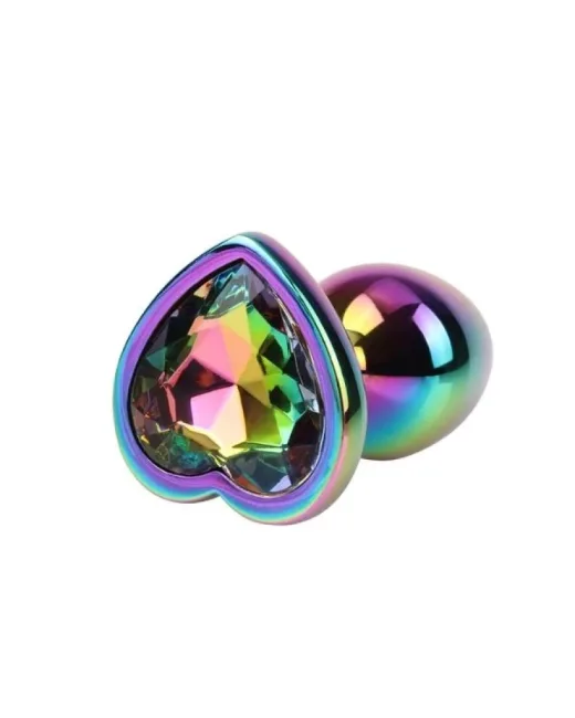 Rainbow Heart Gem Plug S