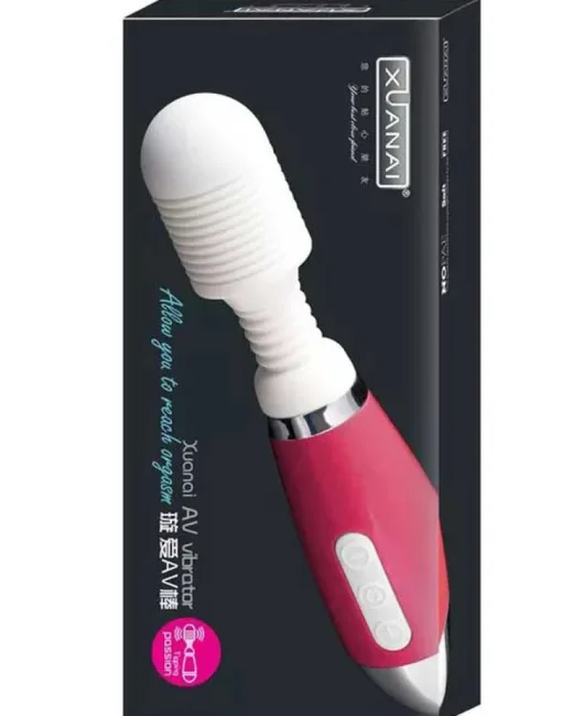Xuanai Şarjlı Wand Masaj Aleti Vibratör – Pembe – Silikon alternatif görünüm