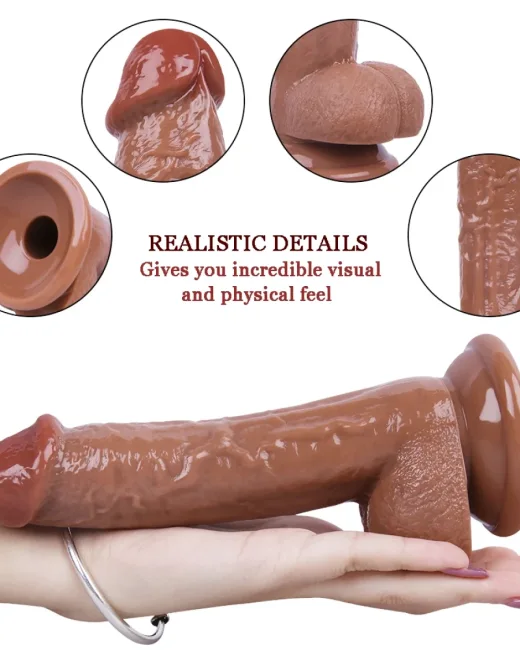 19 cm Gerçekçi Dildo Yapay Penis alternatif görünüm