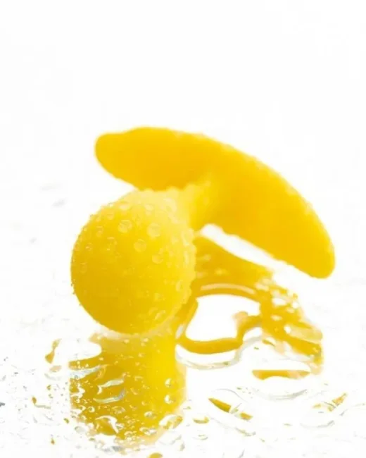 Blob Anal Plug Sarı 5,5 cm – Silikon
