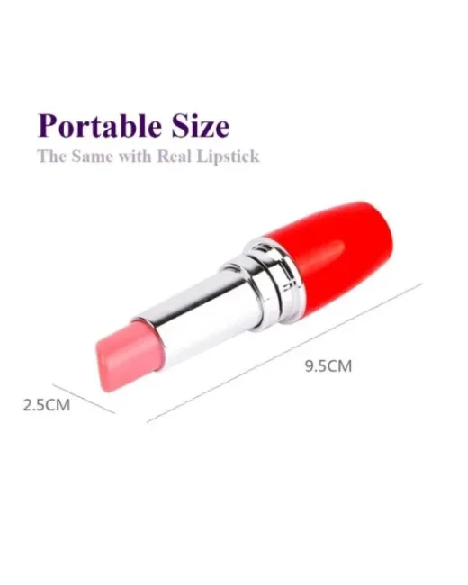 Lipstick Vibe Ruj Vibratör – Medikal Silikon alternatif görünüm