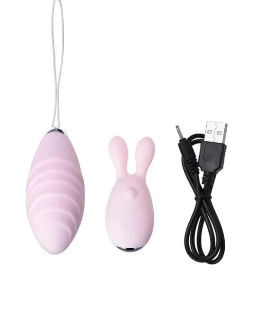 Jos Vita Titreşimli Vajınal Set Pembe 8,5 ve 8 cm Vibratör – Silikon, Şarjlı alternatif görünüm