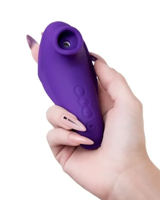 Jos Swizzy Klitoral Emişli Uyarıcı Mor Vibratör – Silikon, Şarjlı