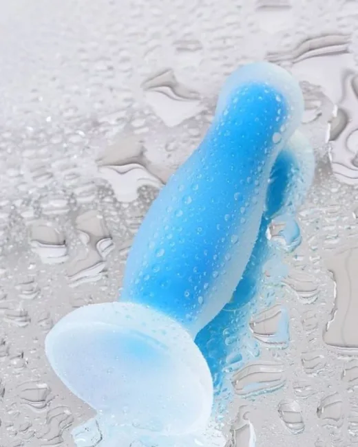 Beyond Kyle Glow Gece Parlayan Anal Plug, Silikon, Şeffaf, 10 cm