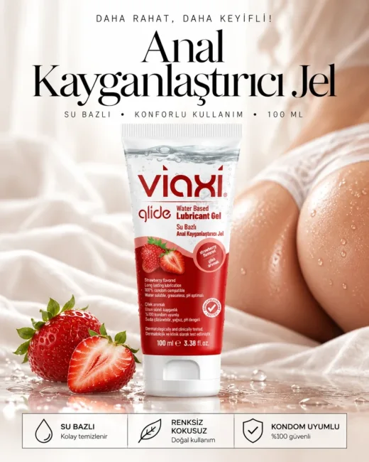 Çilek Aromalı Su Bazlı Kayganlaştırıcı Jel 100 ml alternatif görünüm