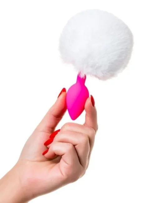 Sweet Bunny Kuyruklu Anal Plug Pembe 13 cm 43 gr – Silikon