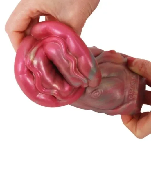 Yaratık Şeklinde Vajina Mastürbatörü – Sıvı Silikon – Tasarım 04