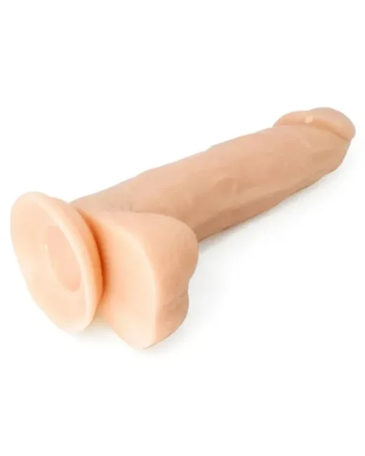 20 cm Gerçekçi Dokulu Vantuzlu Dildo – Strap-On Uyumlu - Ürün görseli 5