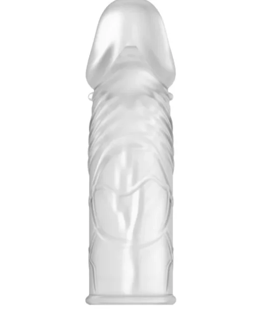 14 cm Saydam 2,5 cm Dolgulu Penis Kılıfı – Silikon