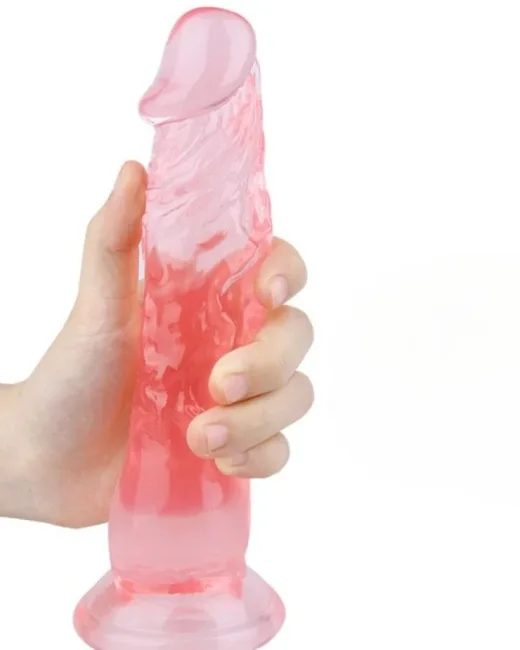 20 cm Pembe Dildo – Medikal Silikon
