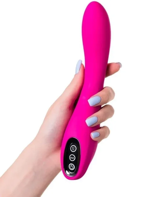 Jos Beadsy Uyarıcı Bilyalı 21 cm Vibratör – Silikon, Şarjlı