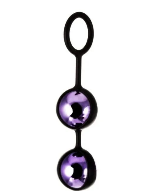 Raspy vajinal topları, ABS plastik Mor 14 cm alternatif görünüm