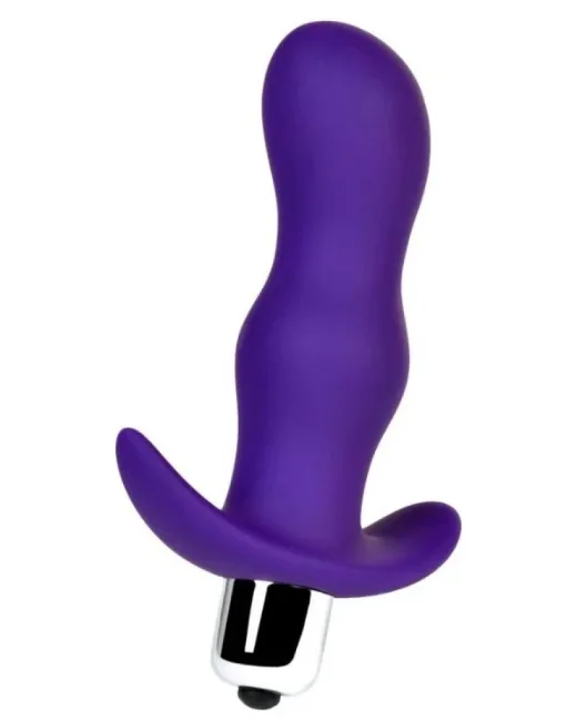 Vibro Anal Plug Mor 11,2 cm – Silikon