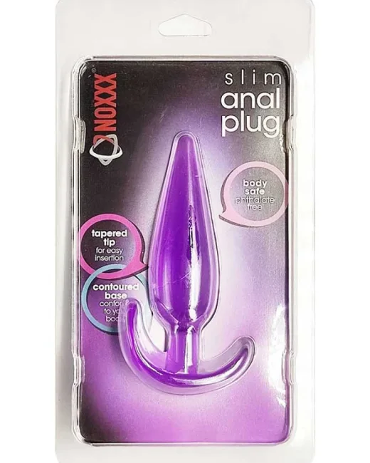 NOXXX T Anal Plug Mor – Silikon alternatif görünüm