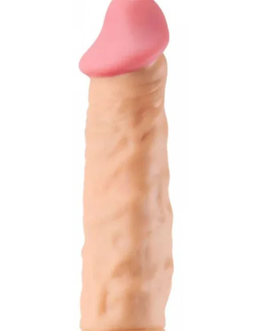 Max Man 25 mm Dolgulu Penis Kılıfı YN0052 – Et Dokulu, Hissedilir Damarlı