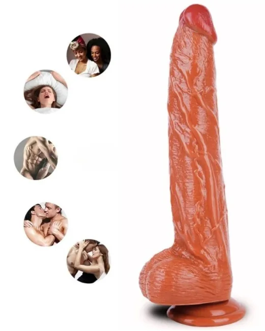 32 cm Melez Dildo – Medikal Silikon alternatif görünüm