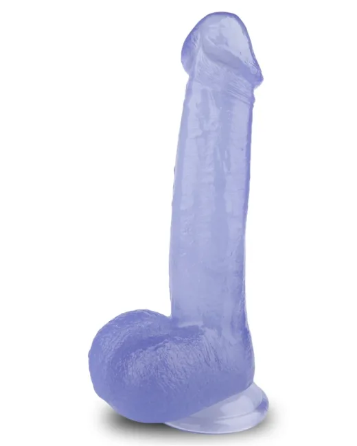 23 cm Mor Renk Penis Formlu Dildo