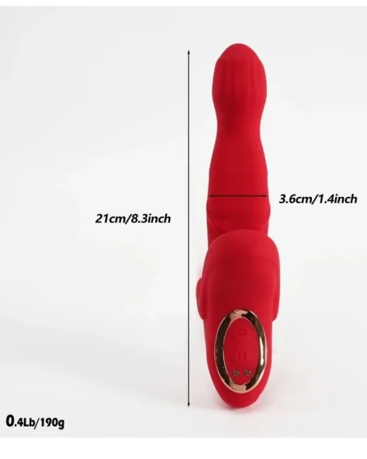 L-Join Kırmızı Teklojik Modern Vibratör alternatif görünüm