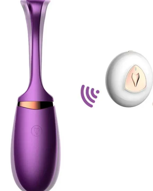 FoxShow M2 Uzaktan Kumandalı Şarjlı Kegel Vibratör – Silikon alternatif görünüm