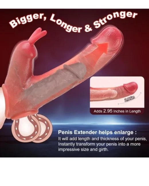 Uzaktan Kumandalı Tavşan Penis Kılıfı – TPE