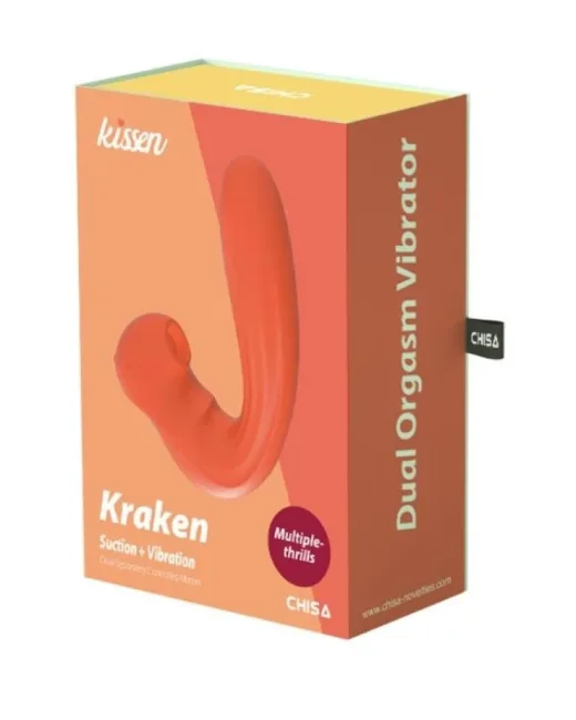 Kraken 10 Titreşim & 5 Vakum Modlu Şarjlı Vibratör – Silikon