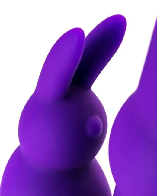 Madby Tavşan Vibratör mor 18 cm – Silikon