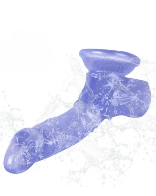 16,5 cm Mor Dildo – Medikal Silikon