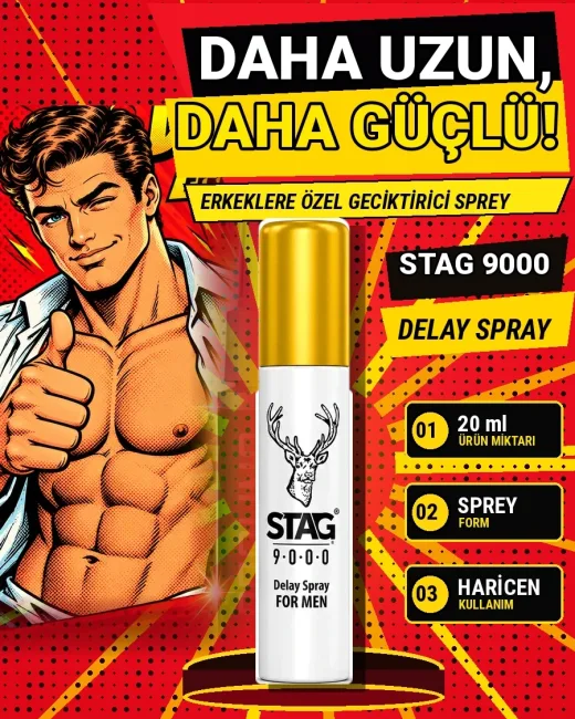 STAG 9000 Geciktirici Sprey 20 ml – Orijinal Amerikan Ürünü