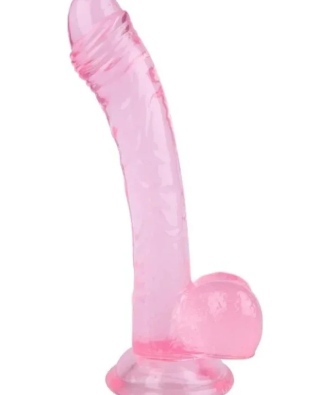 19 cm Pembe Dildo – Medikal Silikon – 3 cm Kalınlık