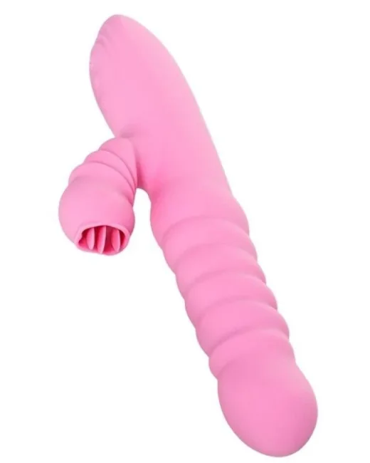 Jos Lixy Yukarı Aşağı ve Isıtma Fonksiyonlu 23 cm Vibratör – Silikon, Isıtmalı