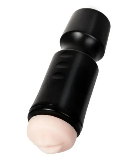 Ağız Oral Mastürbator TPE Siyah 24 cm