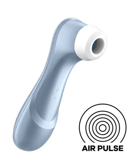 Satisfyer PRO 2 (Mavi) Vakum Dalgalı Klitoris Uyarıcı Vibratör – Medikal Silikon, Şarjlı