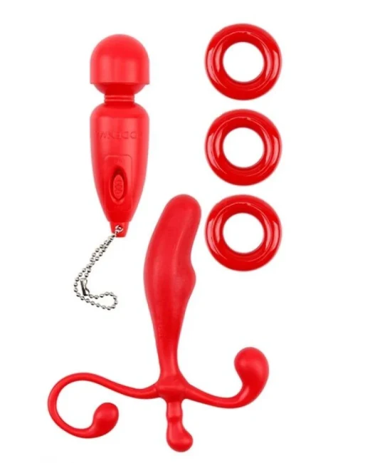 Love of Couple Kit Set içeriği : Fonksiyonlu Mini Vibratör + Anal alternatif görünüm