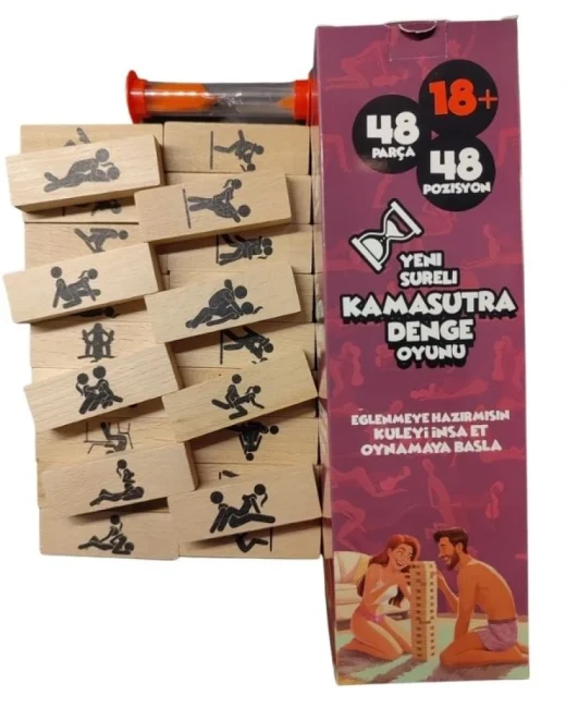 Kamasutra Denge Oyunu 48 Pozisyonlu Yetişkin Eğlence Oyunu