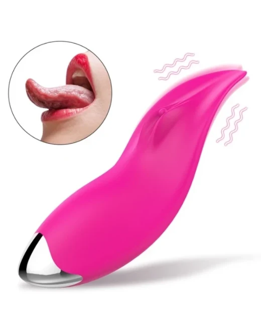 Klitoris Uyarıcı Dil Şeklinde Oral Vibratör - Şarjlı
