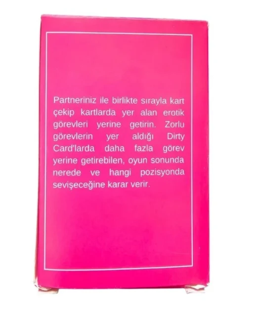 50 Parça Erotik Görev Kartları - Çiftler İçin Özel Oyun Seti alternatif görünüm