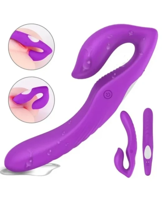 Çift Titreşim Motorlu Strapless Giyilebilir Çift Taraflı Vibratör - Ürün görseli 3