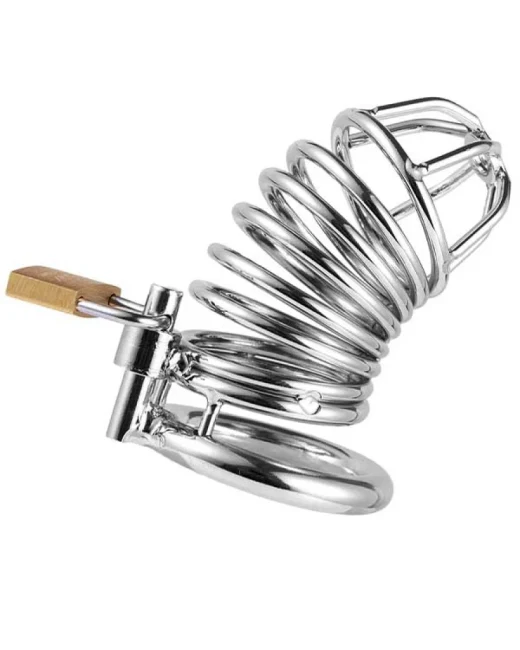 BDSM Paslanmaz Çelik Penis Kafesi – 193 g