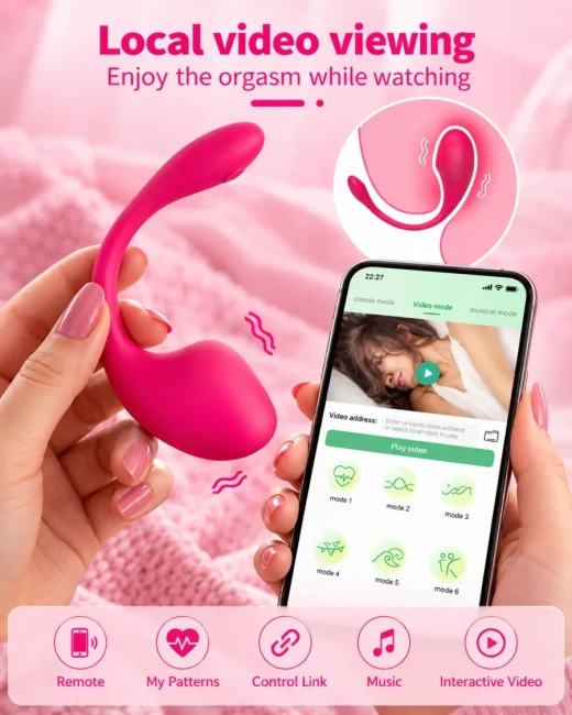 Telefon Kontrollü Yumurta Vibratör - 10 Mod, Kontrol Sizde - Ürün görseli 9