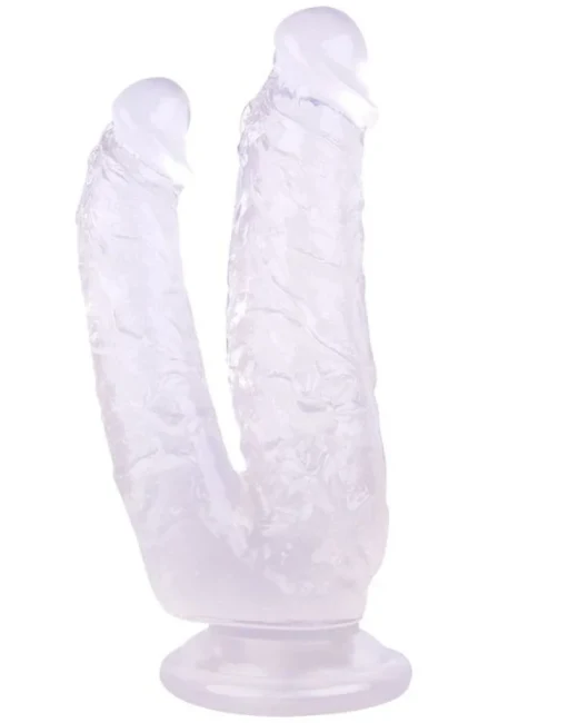 19 cm Çiftli Dildo - Silikon alternatif görünüm