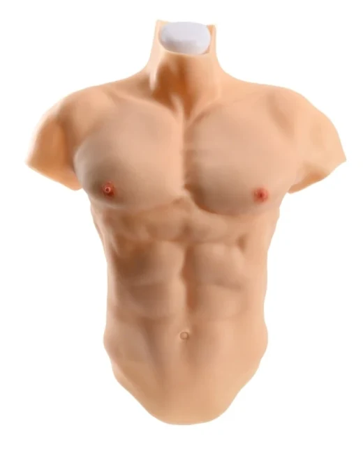 Giyilebilir Et Dokusunda Silikon Erkek Vücut