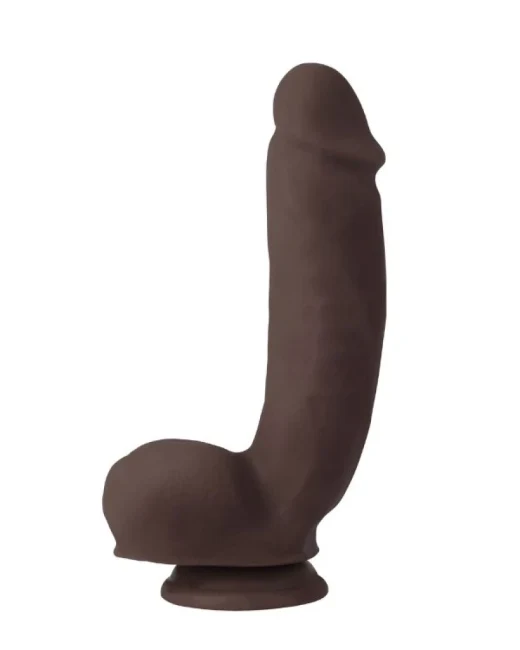 21 cm Kıkırdaklı Gerçekçi Dildo - Silikon alternatif görünüm