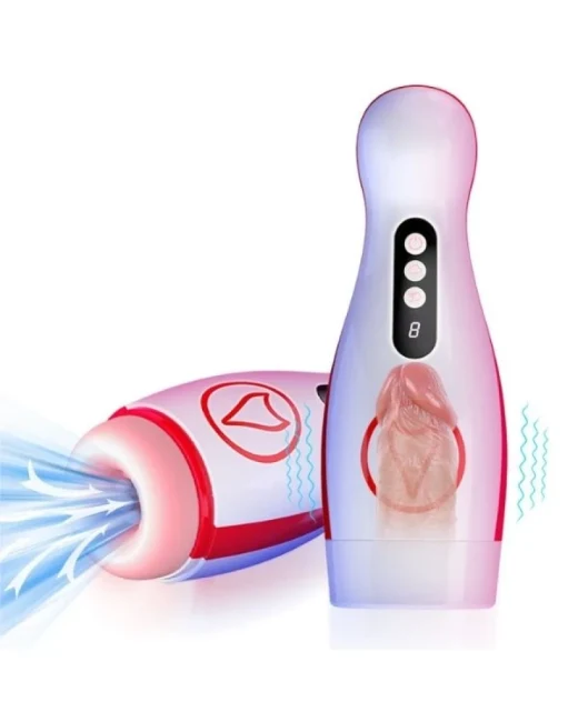 Vakumlu Titreşimli Şarjlı Oral Mastürbatör