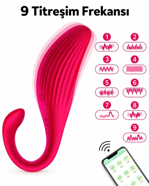 Telefon Kontrollü Flamingo Vibratör Şarjlı ve Suya Dayanıklı - Ürün görseli 5