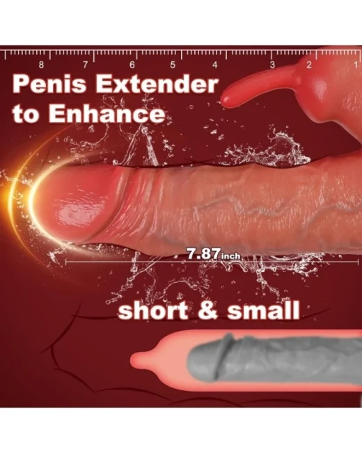 Uzaktan Kumandalı Tavşan Penis Kılıfı - TPE alternatif görünüm